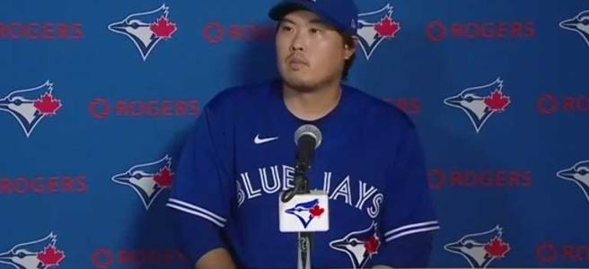 블루 제이스 류현진, 다음 경기에서 더 나은 성과를 약속하다